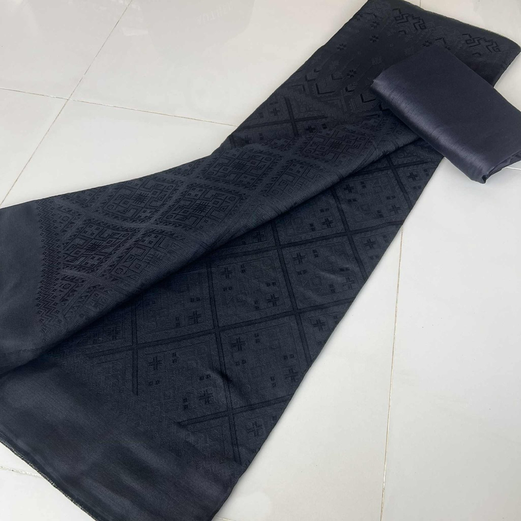 ผ้าไหมสำหรับตัดชุด ไหมเกษตรรังขาว 1ชุด - รูปที่ 3