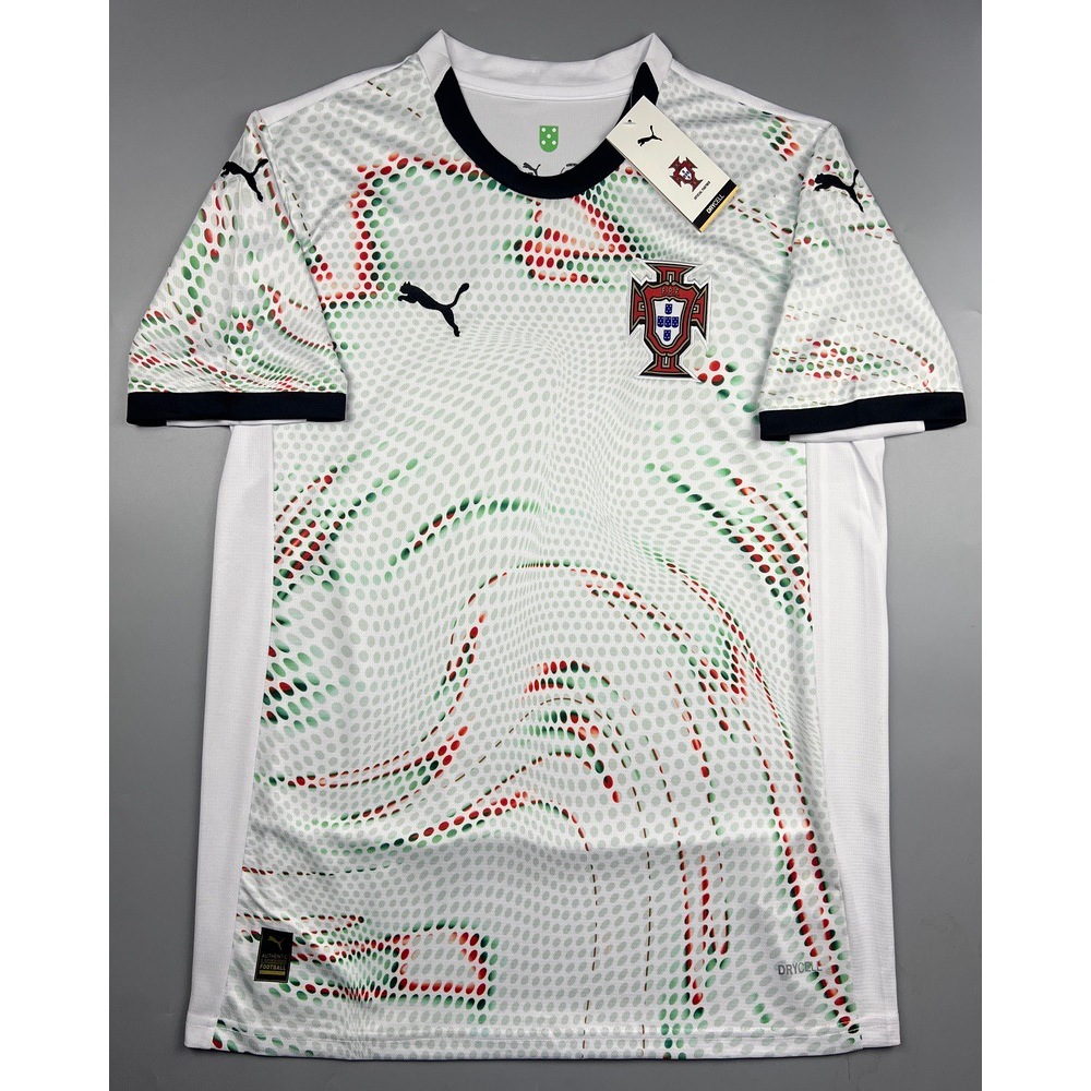sale เสื้อบอล แฟนบอล 2025 ทีมชาติ โปรตุเกศ เยือน สีขาว Fan Portugal Away Cecat