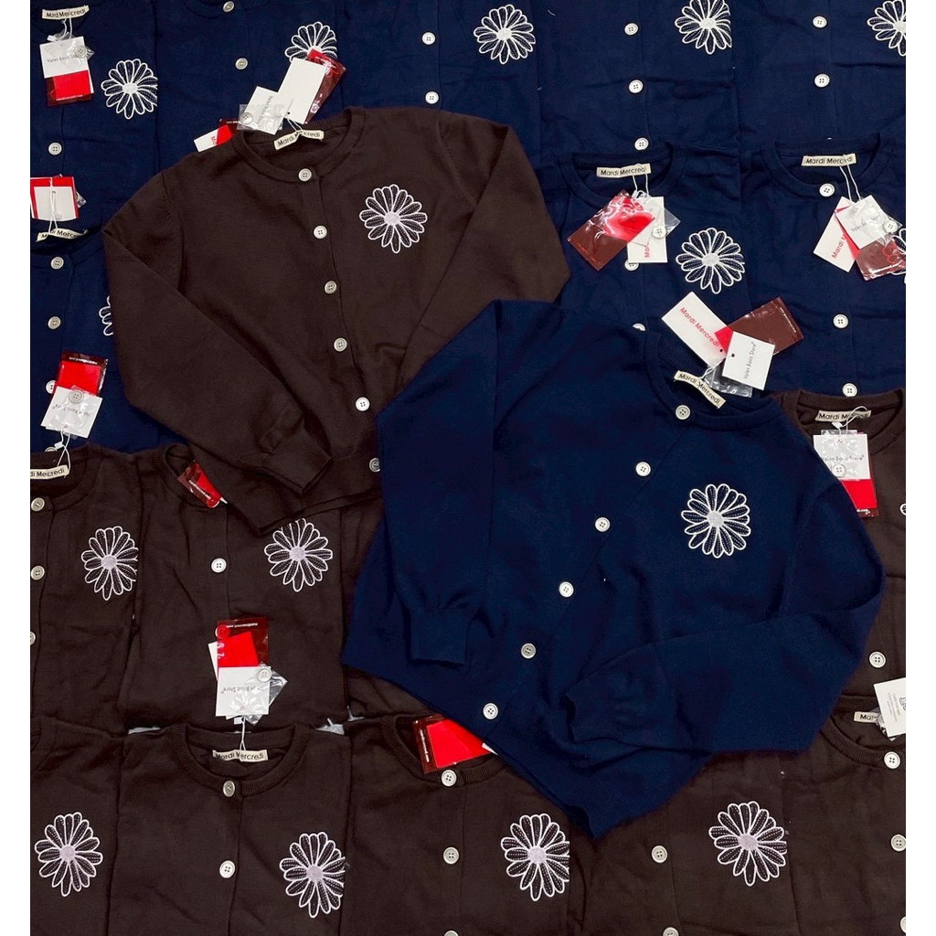 ส่งด่วน   MD flower Cardigan   เสื้อคลุมไหมพรมคาดิแกน ดีเทลปัก น่ารักสุดๆ ราคา ถูกที่สุด ดีลบีเคเค แกลเลอรีภาพที่ 8