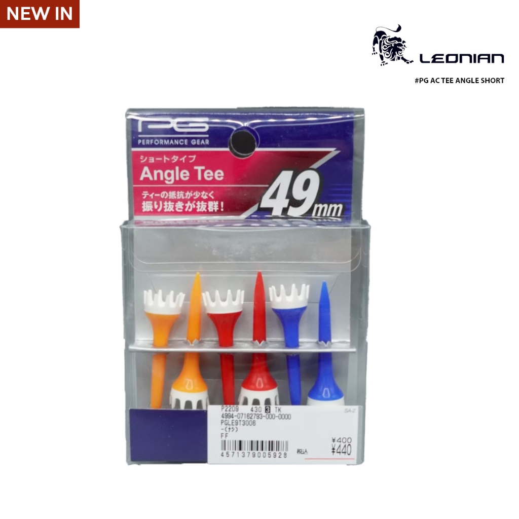 ที่วางลูกกอล์ฟ PG AC TEE ANGLE REG/SHORT/LONG