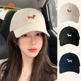 ส่งเร็วจากไทย🚚ใหม่ ปัก หมวกเบสบอลปักลายลูกสุนัขส สไตล์เกาหลี…