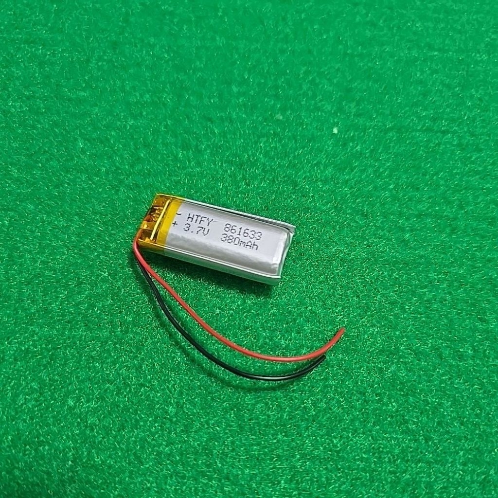 แบตเตอรี่ 3.7 โวลท์ 380 mah 861633