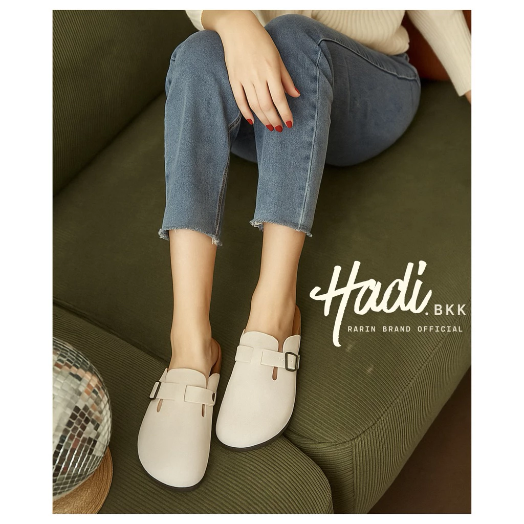 Rarin [ Hadi.bkk ] 36 - 41 Slippers suede