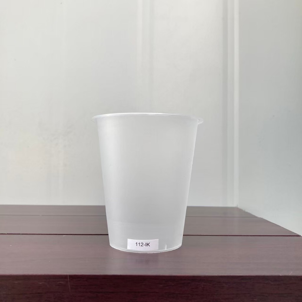 แก้ว Slim 12oz. ø90 เนื้อทราย พร้อมฝามินิฮาร์ท [50ใบ]