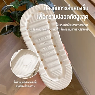 VVEE รองเท้าหัวโตผู้หญิง รองเท้าผู้หญิง แบบรัดส้น วัสดุ EVA พื้นหนานุ่ม รองเท้า VVEE กันลื่นและทนทาน