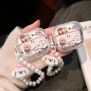 【 หมาTHEDOGS 】เคสหูฟัง i12 i11 i13 เคสใสการ์ตูนนูน เคสหูฟังบลูทูธ gen gen1 gen2 เคสหูฟังไร้สาย Pro Airpods 4 j201 j206