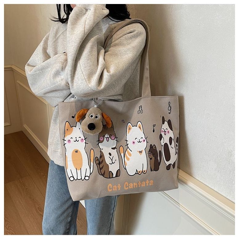 กระเป๋าถือ กระเป๋าผ้า สไตล์เกาหลี แฟชั่น