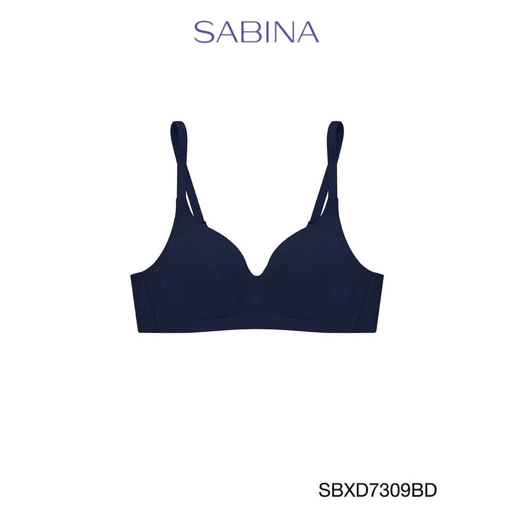 Sabina Perfect Bra Level 1 (Set 2 ชิ้น) เสื้อชั้นใน ไร้โครง รหัส SBXD7309BD - สีน้ำเงินเข้ม — صورة 2