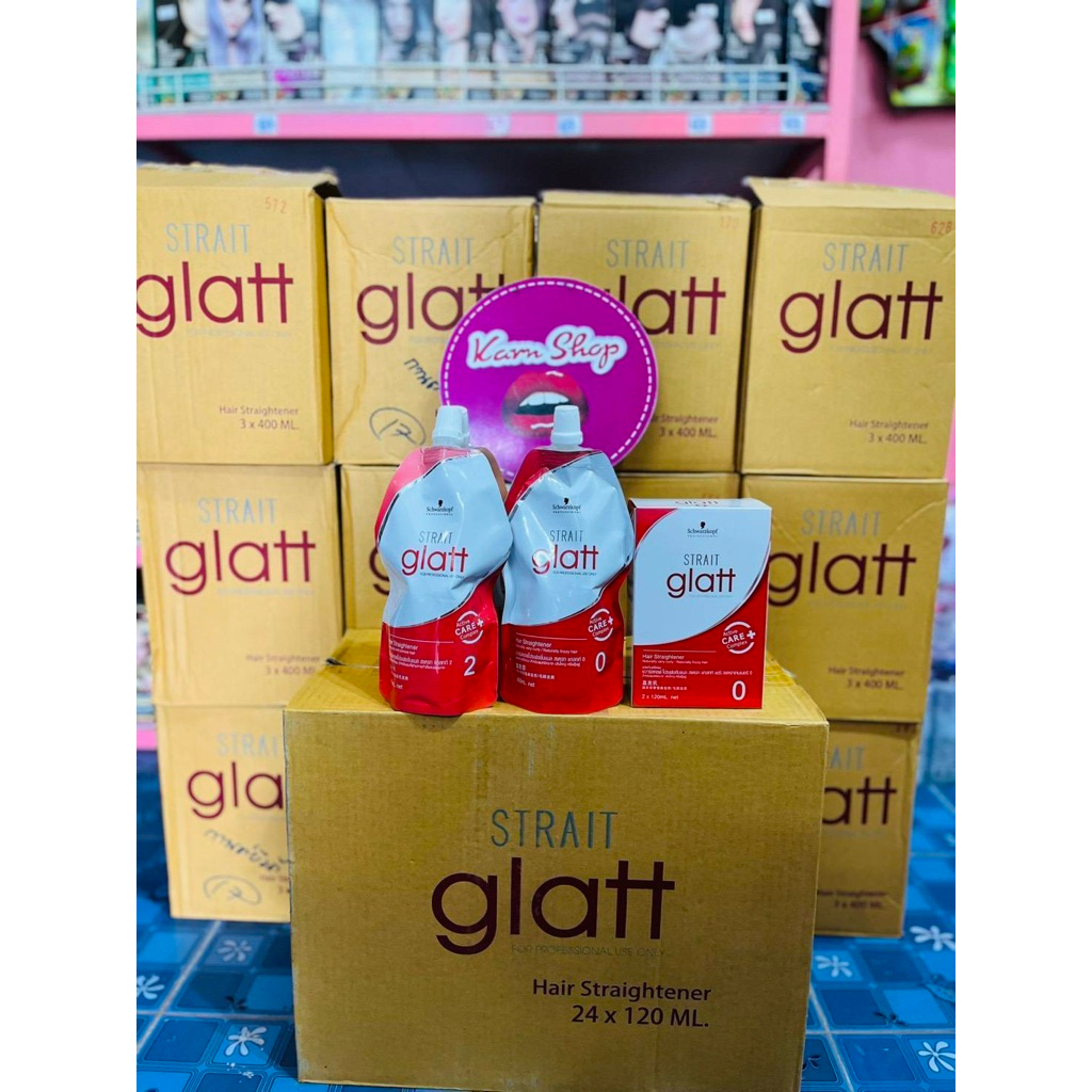 glatt ครีมยืดผมชวาฟครอฟ  ครีมยืดผมglatt ยืดผมแกลช