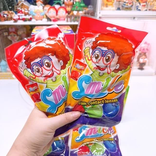 ตัวดูดแว่นตาน้ำหวานผลไม้ เเว่นตาดูดได้ <1 กล่อง 20 ชิ้น และ 1 กล่อง 24 ชิ้น>