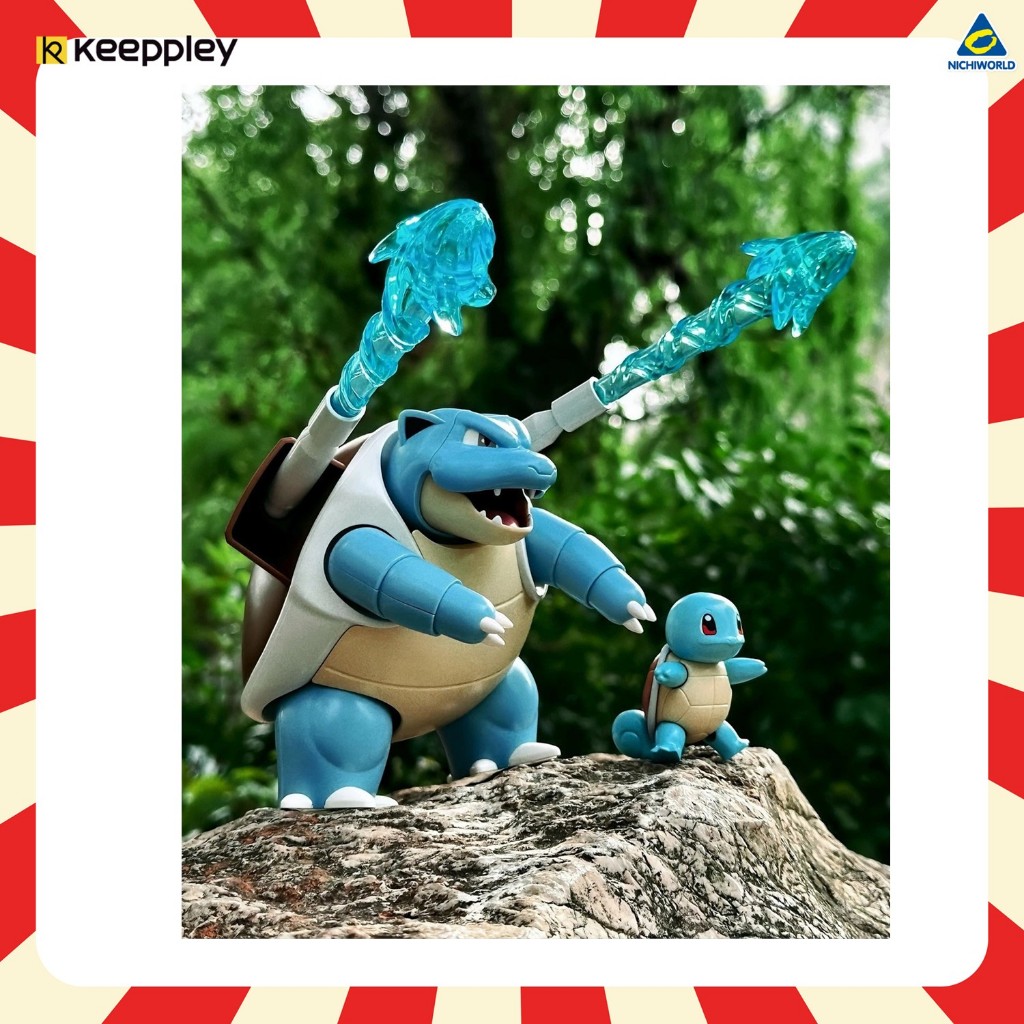 Keeppley مكعبات Squirtle & Blastoise بوكيمون — صورة 5