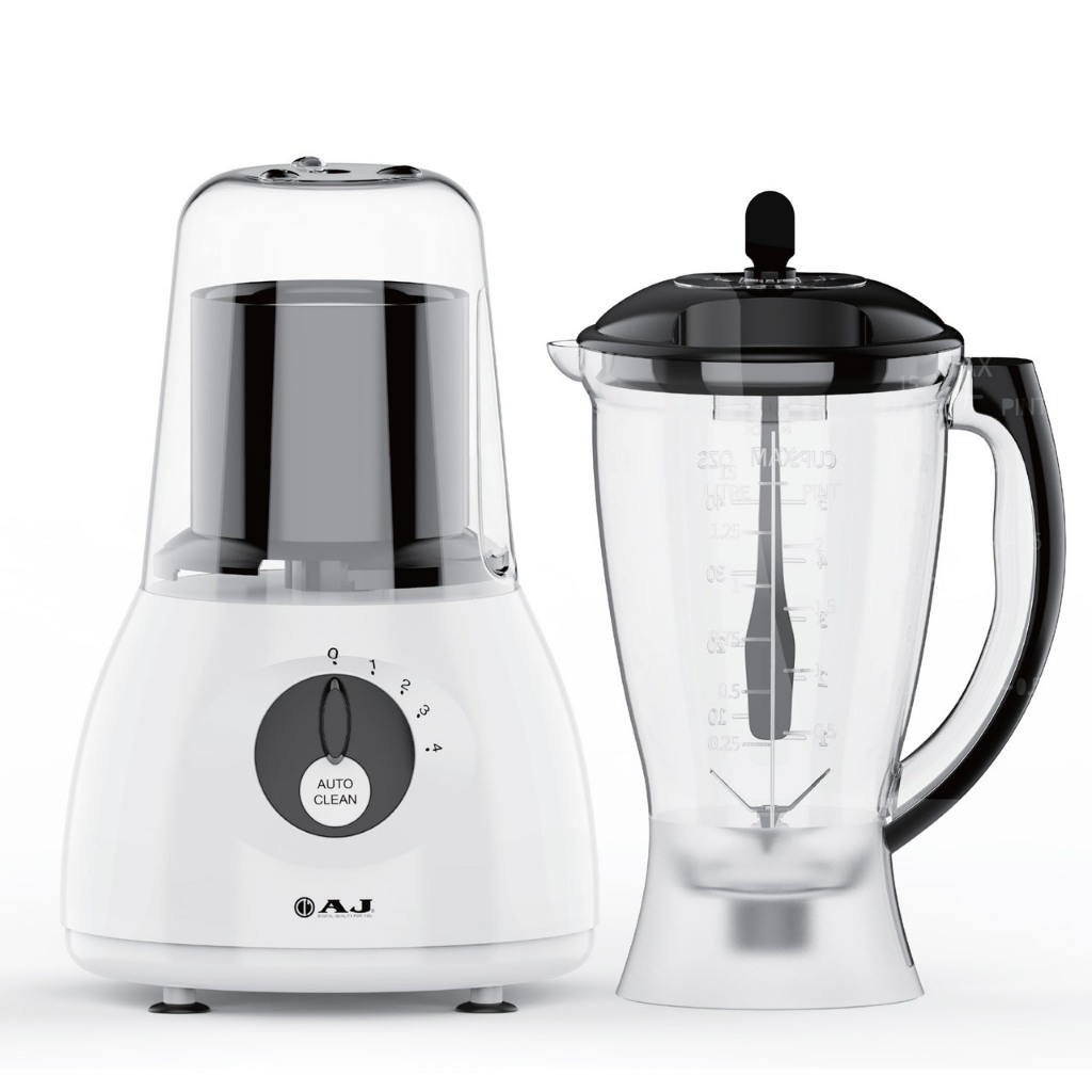 AJ BL-003 เครื่องปั่นอเนกประสงค์ 500W โถใหญ่ 1.5 ลิตร ปั่นน้ำผลไม้ สมูทตี้ เครื่องบดแห้ง พร้อมโถบด