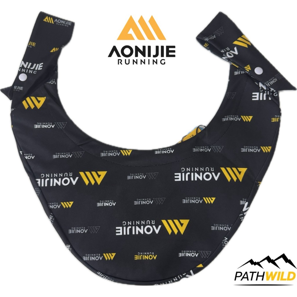 AONIJIE E4429 Sports ice towels ผ้าพันคอน้ำแข็งทรงครึ่งวงกลม ป้องกันแสงแดดที่คอ มีช่องใส่น้ำแข็งสำหรับระบายความร้อน