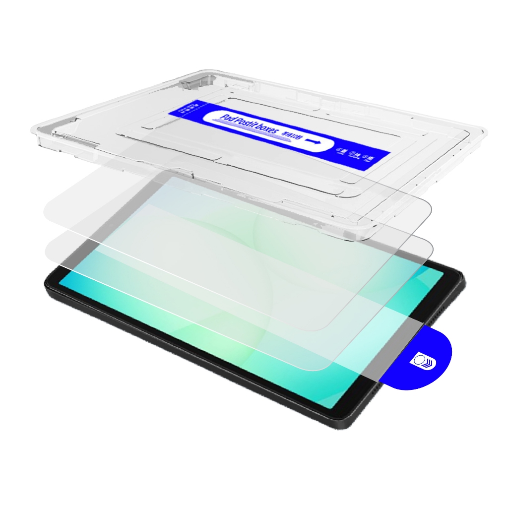 ฟิล์มกระจก พร้อมบล็อคติดตั้ง สำหรับ ซัมซุง แท็ป เอ 11 8.7 Tempered Glass Screen Protector For Samsung Galaxy Tab A11 8.7 - รูปที่ 3