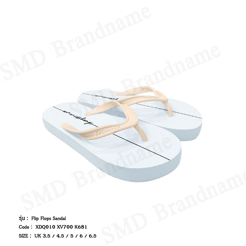 Armani Exchange รองเท้าแตะผู้หญิง รุ่น A/X Flip Flops Sandal Code: XDQ010 XV700 K681