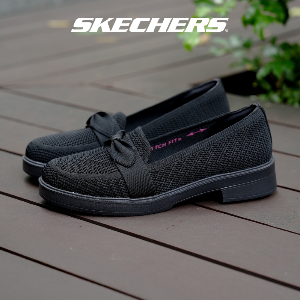 Skechers สเก็ตเชอร์ส รองเท้าผู้หญิง Women Modern Comfort Cleo Taylor Desire Shoes - 159029-BBK Air-Cooled Memory Foam