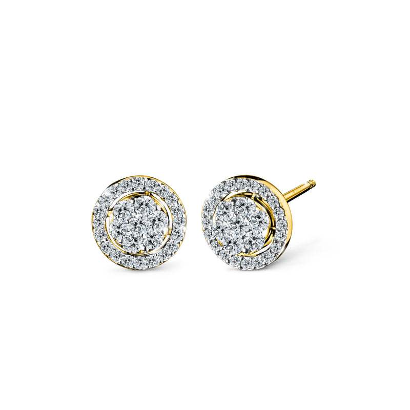 Jubilee Diamond ต่างหูเพชร Floriss Earrings Diamond เพชรแท้