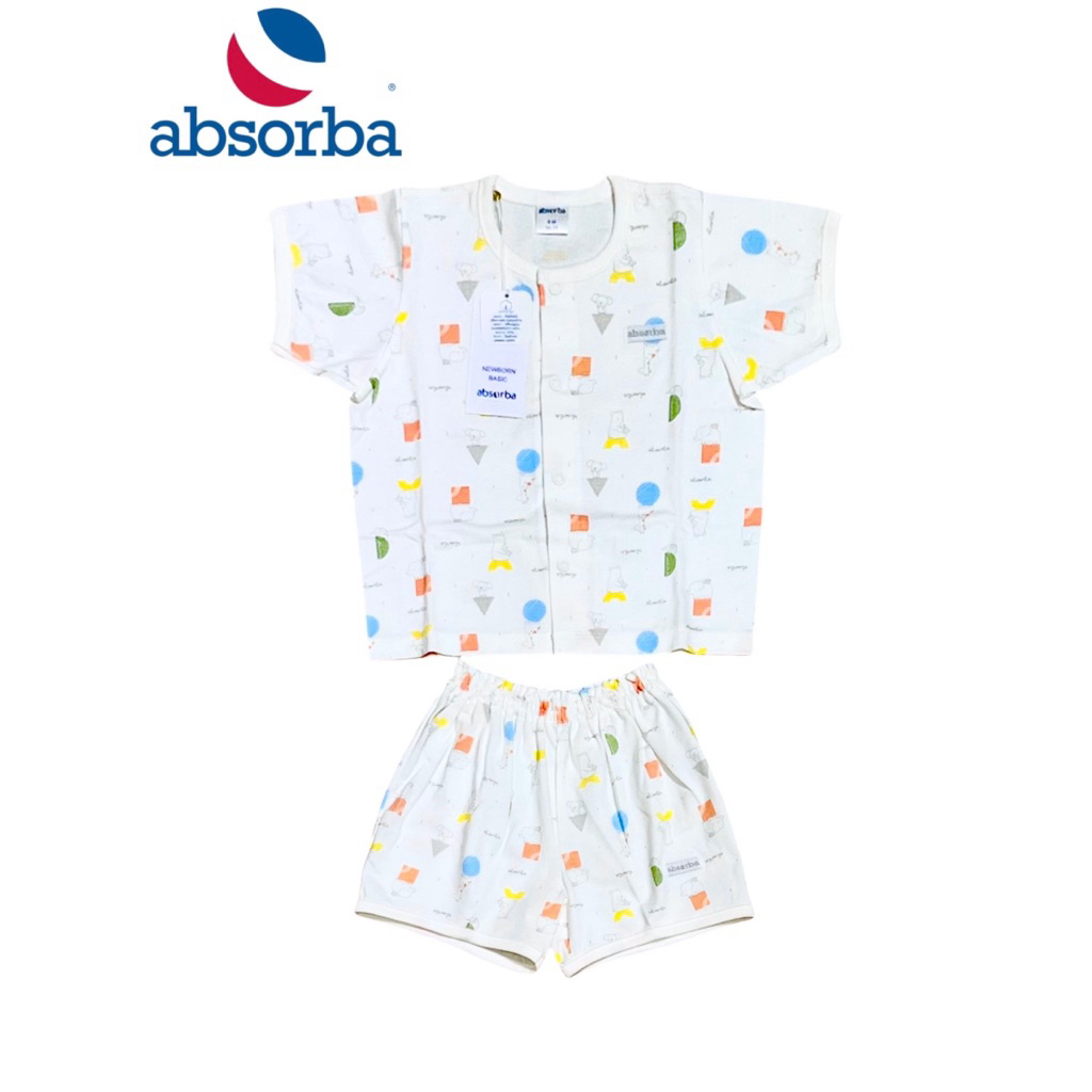 Absorba New Collection ชุดนอนแขนสั้น ขาสั้น สำหรับเด็กอ่อน Size 6เดือน,12เดือน,18เดือน,24เดือน