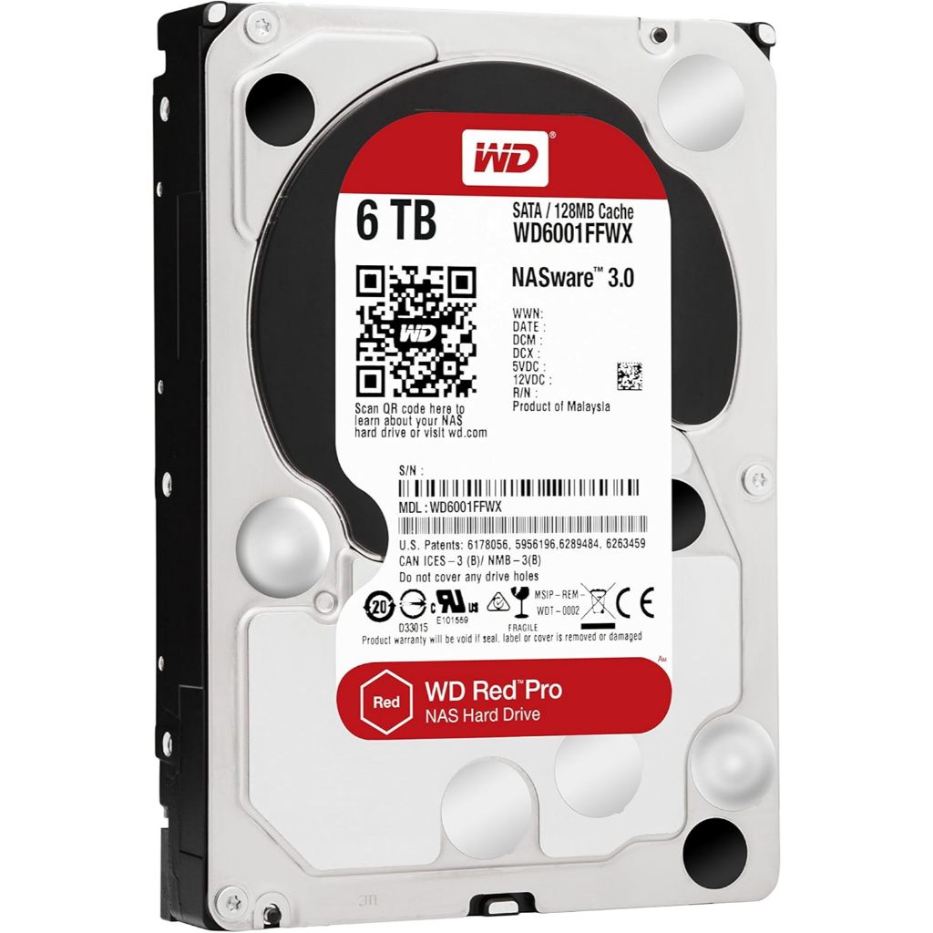 6TB HDD WD RED PRO NAS 7200RPM SATA3 (WD6003FFBX)