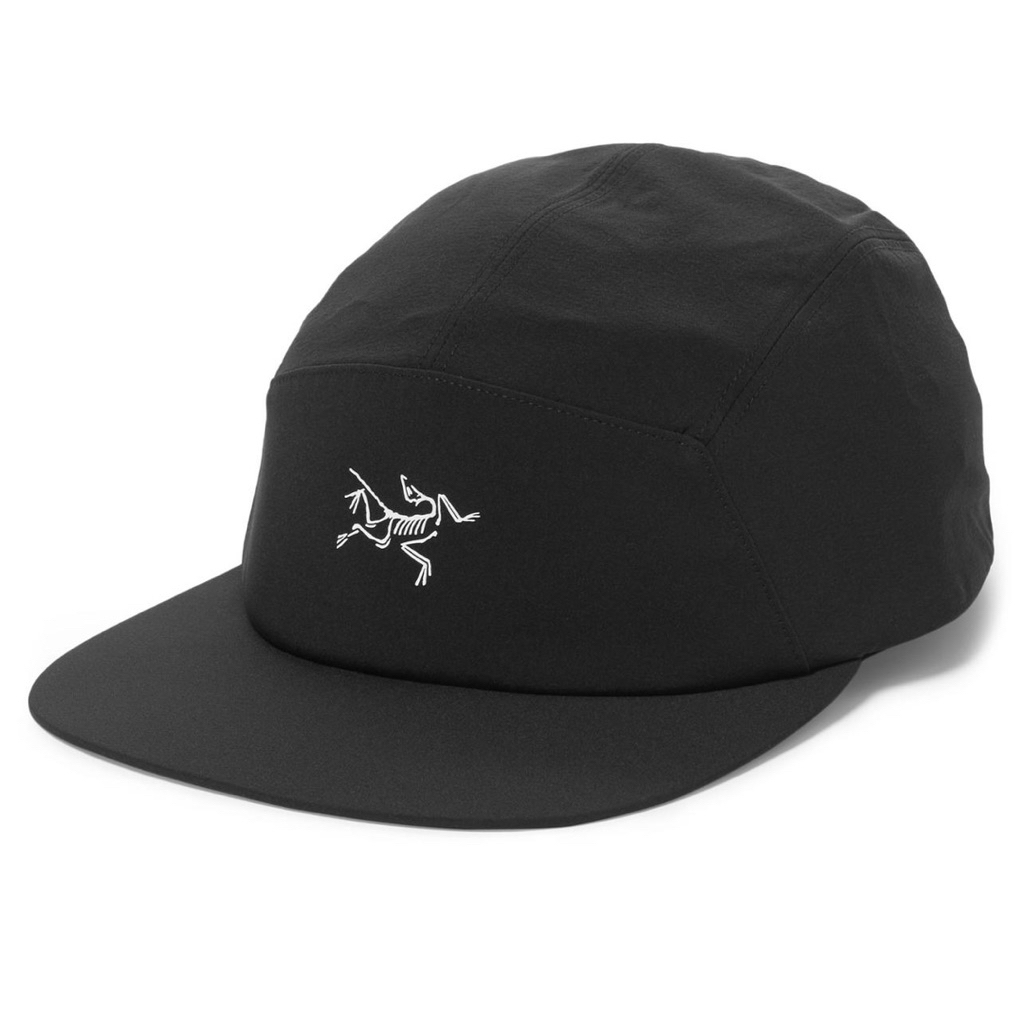 (สินค้าพร้อมส่ง) หมวก Arc’teryx Gamma 5-Panel Cap สีดำ ของแท้ 100% หมวกวิ่ง Arcteryx