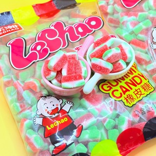 Lechao เยลลี่แตงโม 1กิโลกรัม เปรี้ยวหวาน สดชื่น เคี้ยวหนึบ ร…