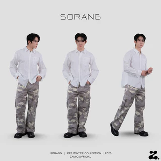 ZAMIO SORANG shirt เสื้อเชิ้ตแขนยาวทรง oversize ผ้าไม่เรียบ