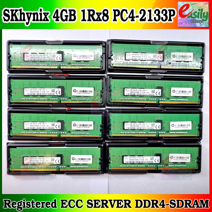 แรม เซิร์ฟเวอร์ หรือเวิร์กสเตชัน SK hynix 4GB 1Rx8 PC4-2133P-RD0-11	รุ่น HMA451R7AFR8N-TF TD AB มือส