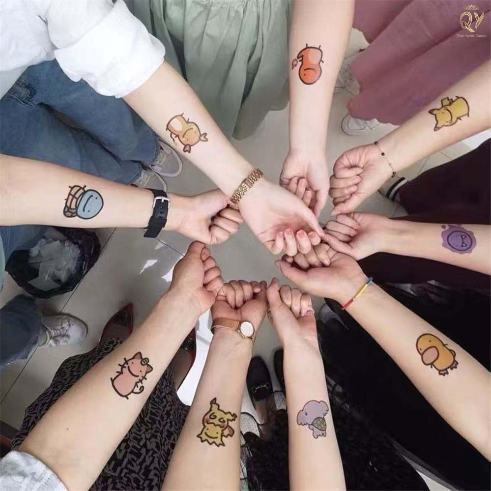 Pokemon สติกเกอร์รอยสักชั่วคราว กันน้ํา ลายการ์ตูนน่ารักจํานวน 30 ชิ้น - รูปที่ 7