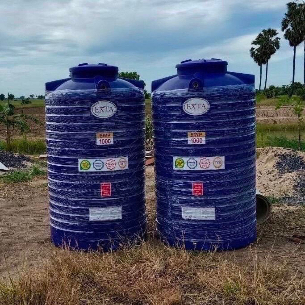 EXTA ถังเก็บน้ำขนาด 1000 ลิตร สีน้ำเงิน และสีลายแกรนิตทราย, เทา, เขียว, แดง ราคา ถูกที่สุด ดีลบีเคเค แกลเลอรีภาพที่ 7