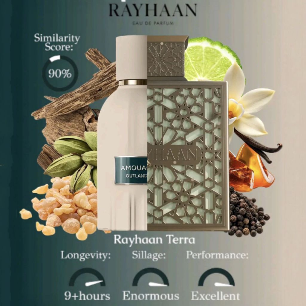 Rayhaan Terra EDP 100 ml แท้💯 กลิ่นสำหรับผู้ที่ชอบกลิ่นแนว woody กลิ่นoud แนะนำเลยครับ