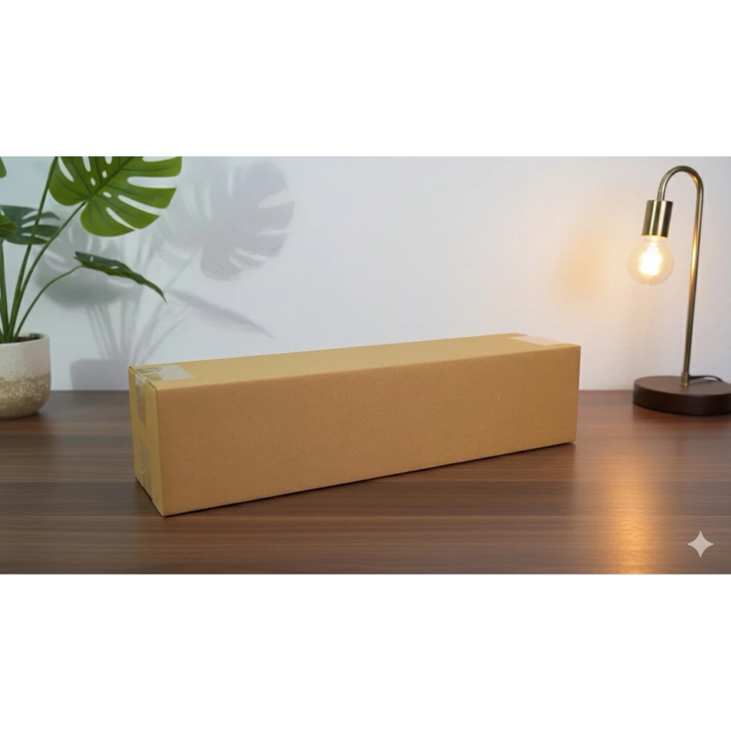 กล่องไปรษณีย์ กล่องพัสดุ A3+ เบอร์พิเศษ ขนาด(พับกล่องแล้ว) 28×8×8 ซม. แพ็ค 10 ใบ