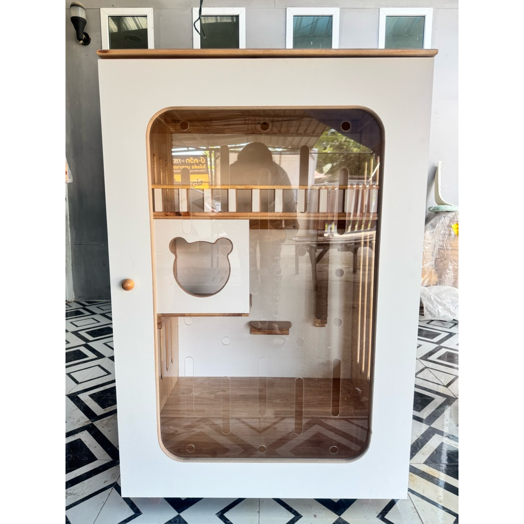 ตู้แมว บ้านแมว ของเล่นสำหรับแมว(มีของพร้อมส่ง)