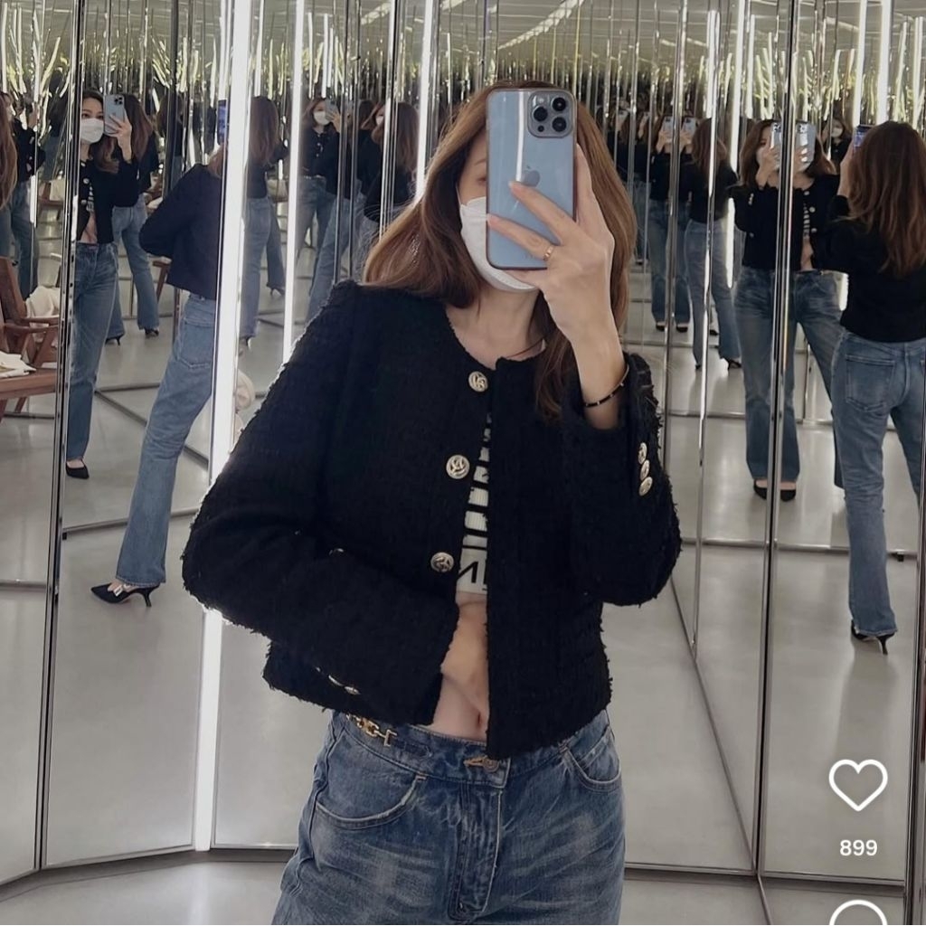 ส่งต่อ superblackjacket Lafong ของใหม่ ราคาใน shop 3,990.- ใช้โค้ดได้ค่ะ