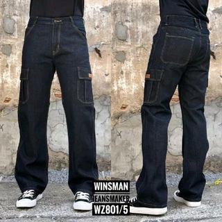 กางเกงคาร์โก้ขายาวWinsman กระบอกกลาง