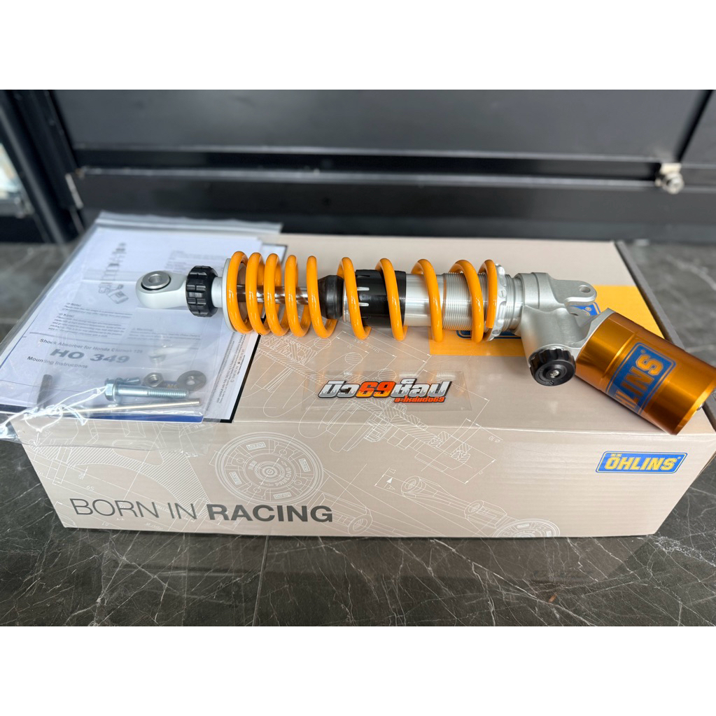 โช๊ค OHLINS โอลินส์ HO349 สูง320 ตรงรุ่นGiorno Lead รับประกันสินค้า2ปีเต็ม