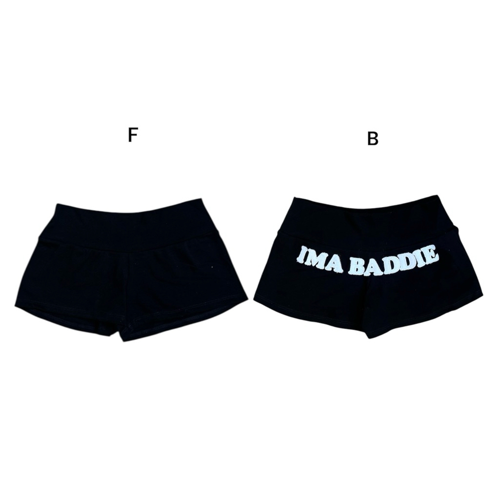 ima baddie BCM shorts กางเกงขาสั้นเอวต่ำ