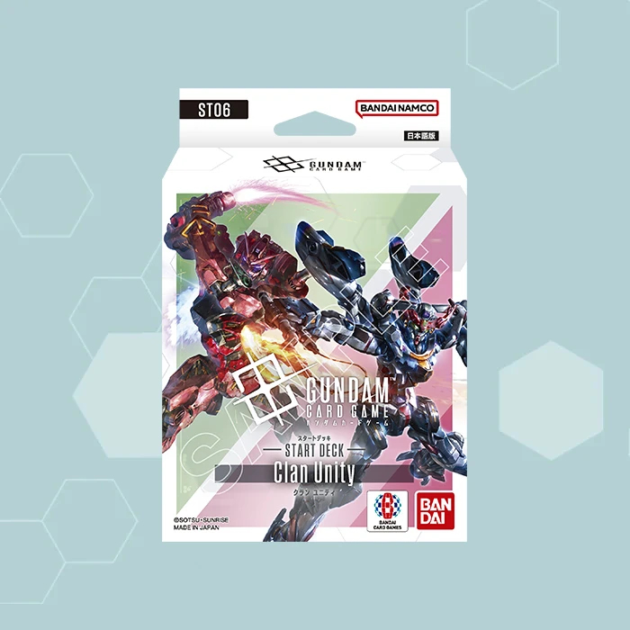 พร้อมส่ง Japan version Gundam TCG: Clan Unity Starter Deck (ST06) New Sealed ของใหม่ ไม่แกะ มีซองหลั