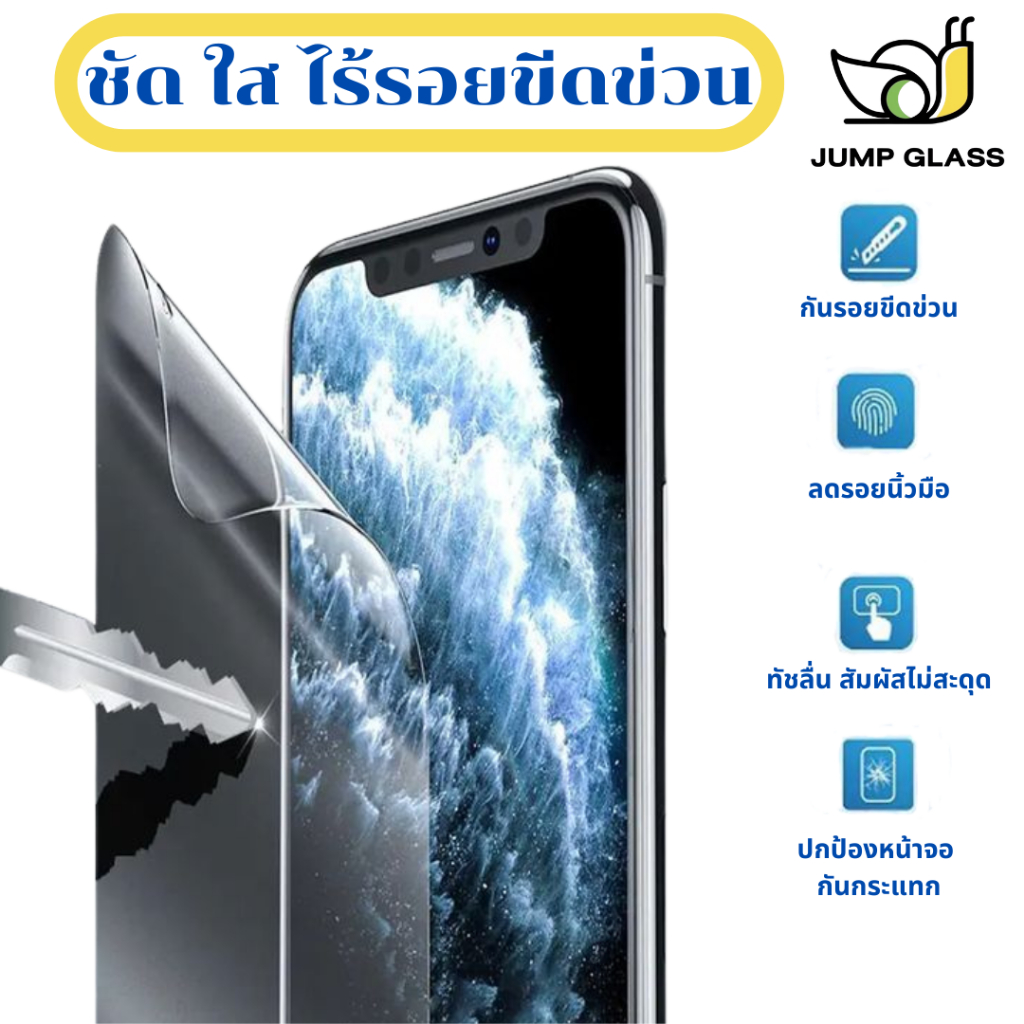 ฟิล์มไฮโดรเจล แบบใสและด้าน ใช้กับ Xiaomi Poco M5s, M5, M6, M6 Pro, Poco C40, Mi 10, 10T, 10T Pro, Mi 10 Lite , Mi 10 Pro - รูปที่ 2