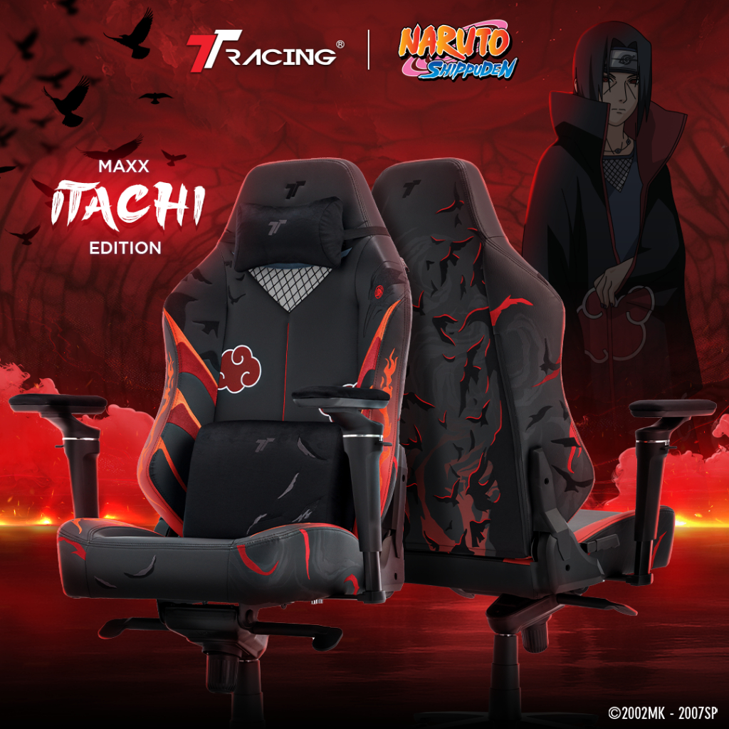 TTRacing Maxx Itachi Akatsuki Edition Gaming Chair เก้าอี้สำนักงาน เก้าอี้เกมมิ่ง - รับประกัน 2 ปี