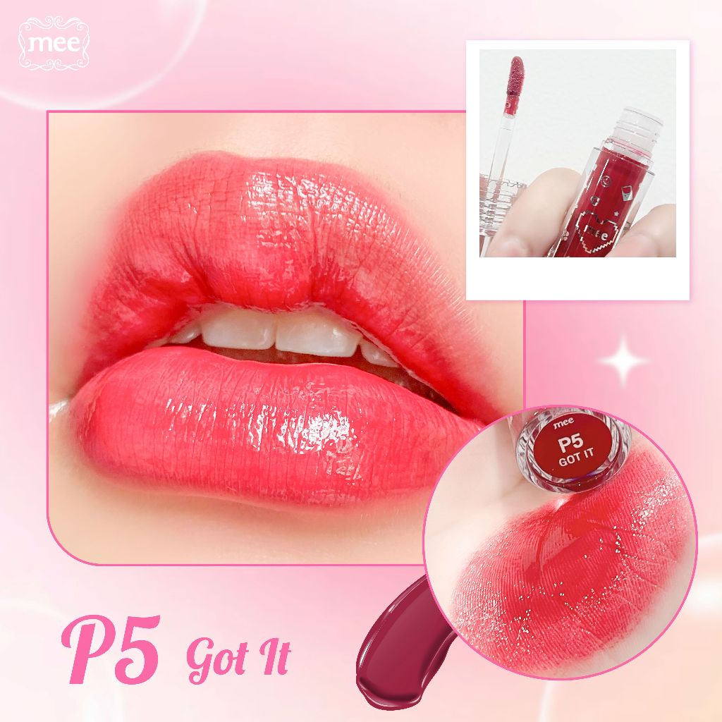 **ขายดี No.1 ลิปกลอสสีชัด บำรุงเข้มข้น MEE PLUMPER LIP GLOSS เนื้อกลอสฉ่ำวาว ดูอิ่มฟู บำรุงวิตามิน