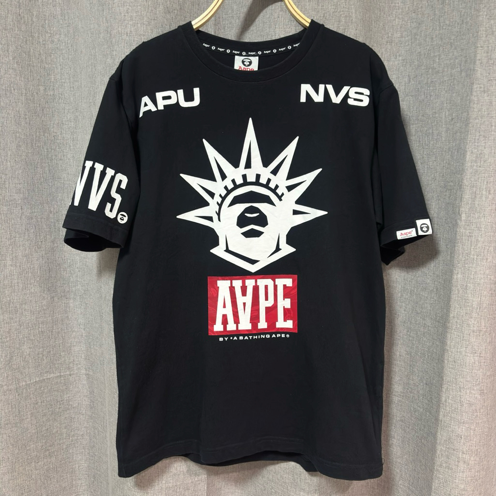 AAPE BY A BATHING APE AAPE PRT TEE AAPE SPORT Authentic 100%