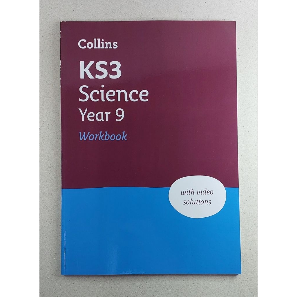 หนังสือ แบบฝึกหัด วิทยาศาสตร์9 Collins KS3 Science year9 Workbook 80Page
