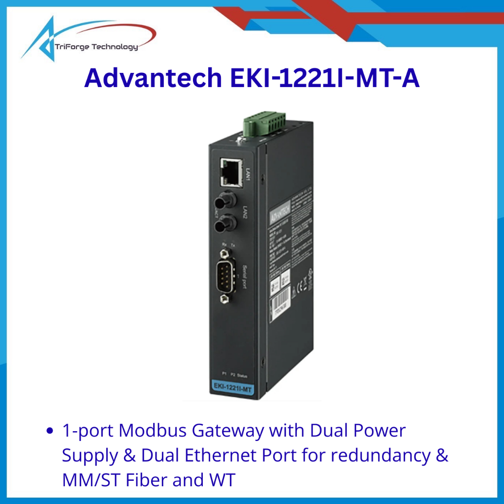 Advantech EKI-1221I-MT-A 1-port Modbus Gateway