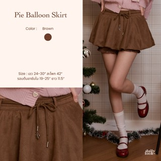 DAILYLOOK.SM --- Pie balloon shorts กระโปรงกางเกงผ้าหนังกลับ…