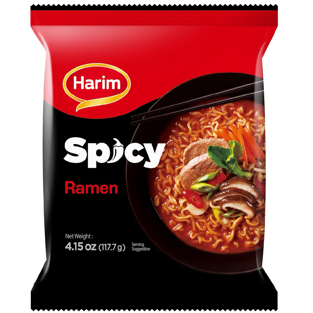 [ส่งด่วน] Harim Spicy Ramen 117.7g/Spicy Bibim Ramen 138g/The Mishik Squid Ramen 130g/Bulsauce Ramen