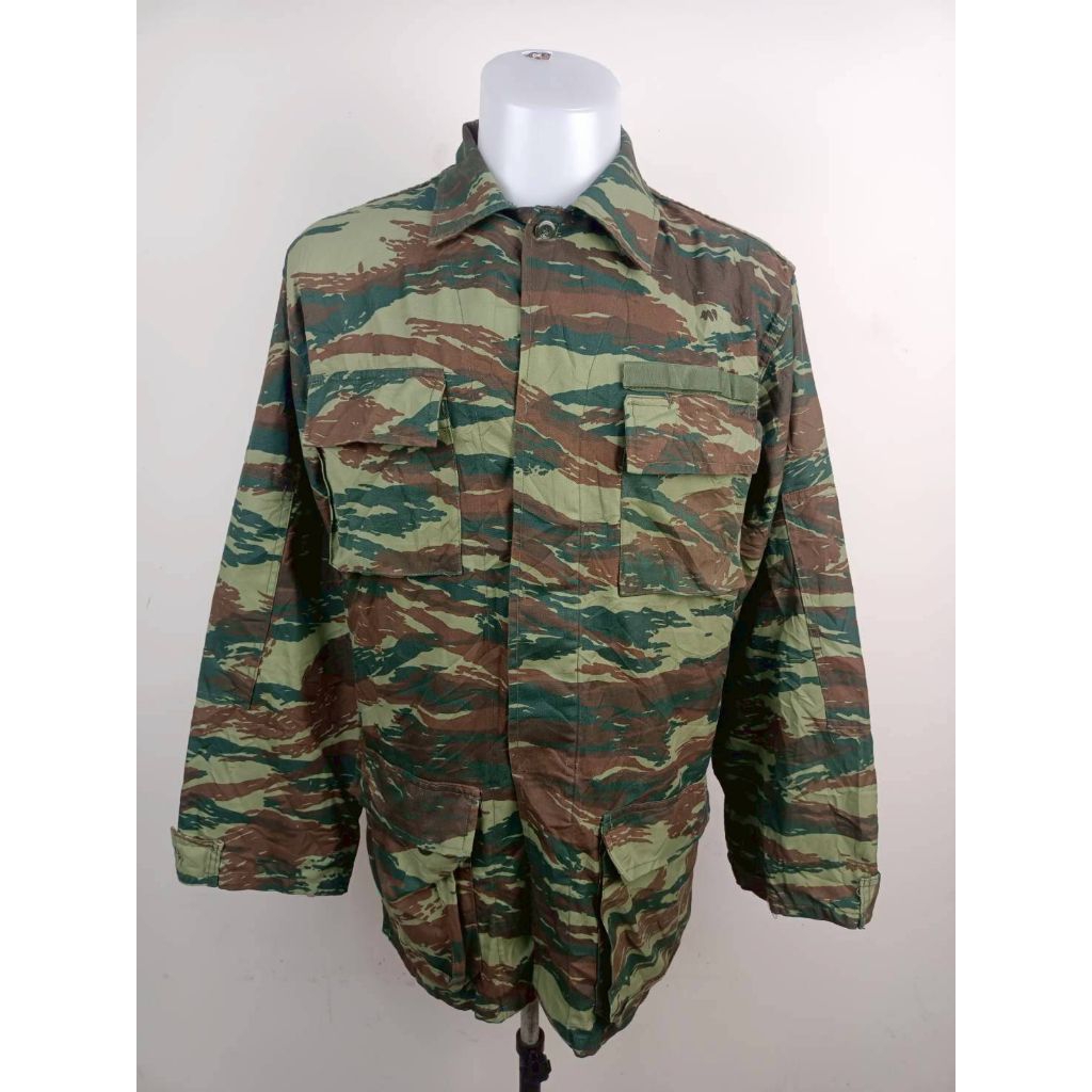 I282 🇬🇷 เสื้อทหาร Greek ลายพรางLizard ผ้าหนา (ของแท้) อก 48 (อ่านรายละเอียดด้านล่างให้ครบ)
มือ 2 สภาพดี