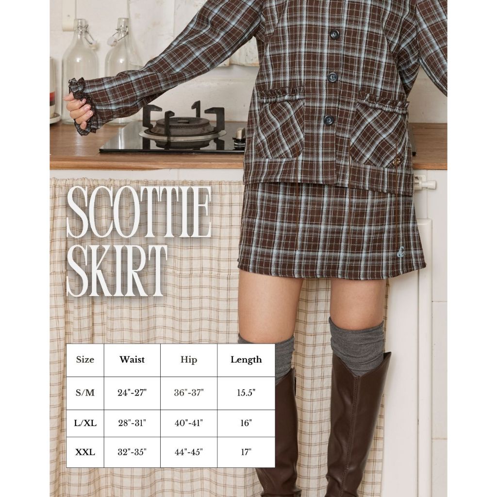 COPPER.BKK Scottie Skirt กระโปรงลายสก๊อต ซับในทั้งตัว - รูปที่ 6