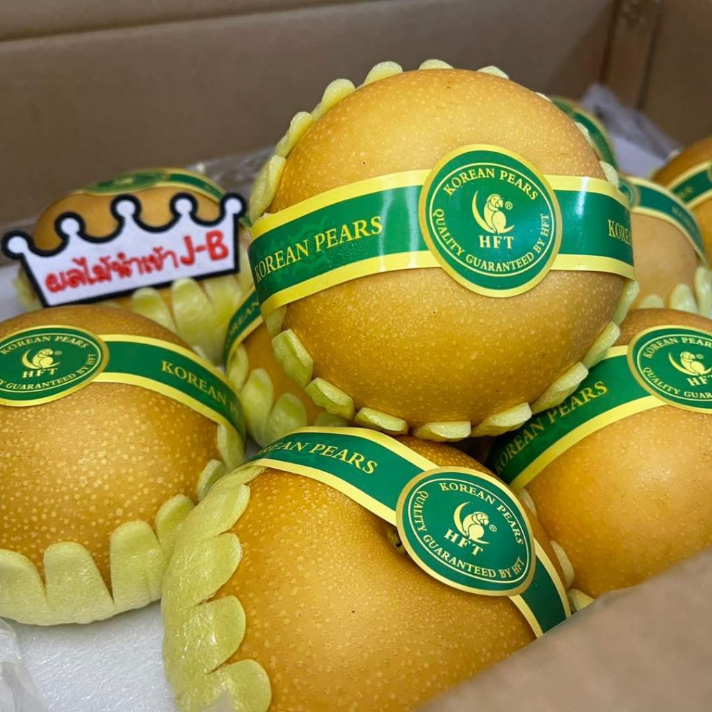 สาลี่หิมะ พรีเมี่ยม ตรานกแก้ว (HFT) ยกกล่อง 20 ลูก หวาน กรอบ หอม คุ้มมาก​กกก