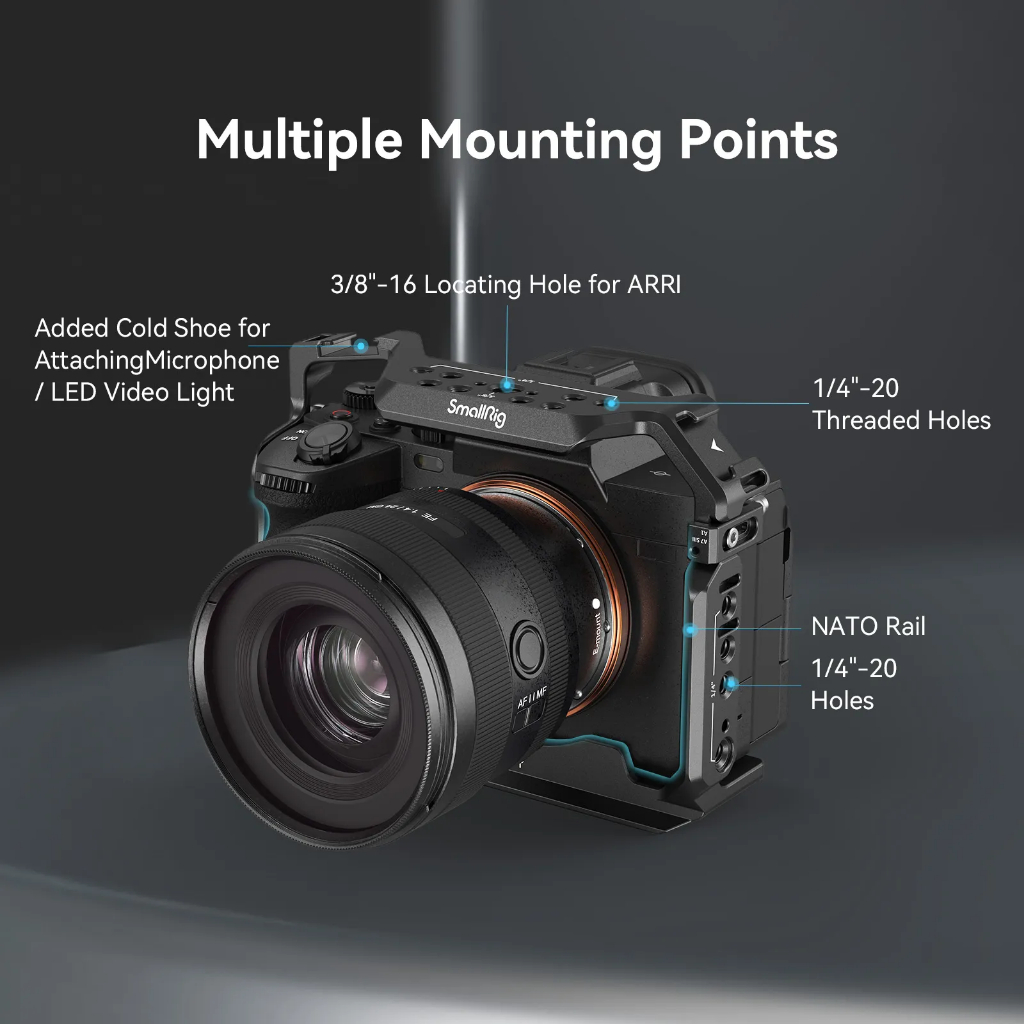 SmallRig 3669D Camera Cage Kit ชุดเคสกล้องสำหรับ Sony A7V รูปที่ 7