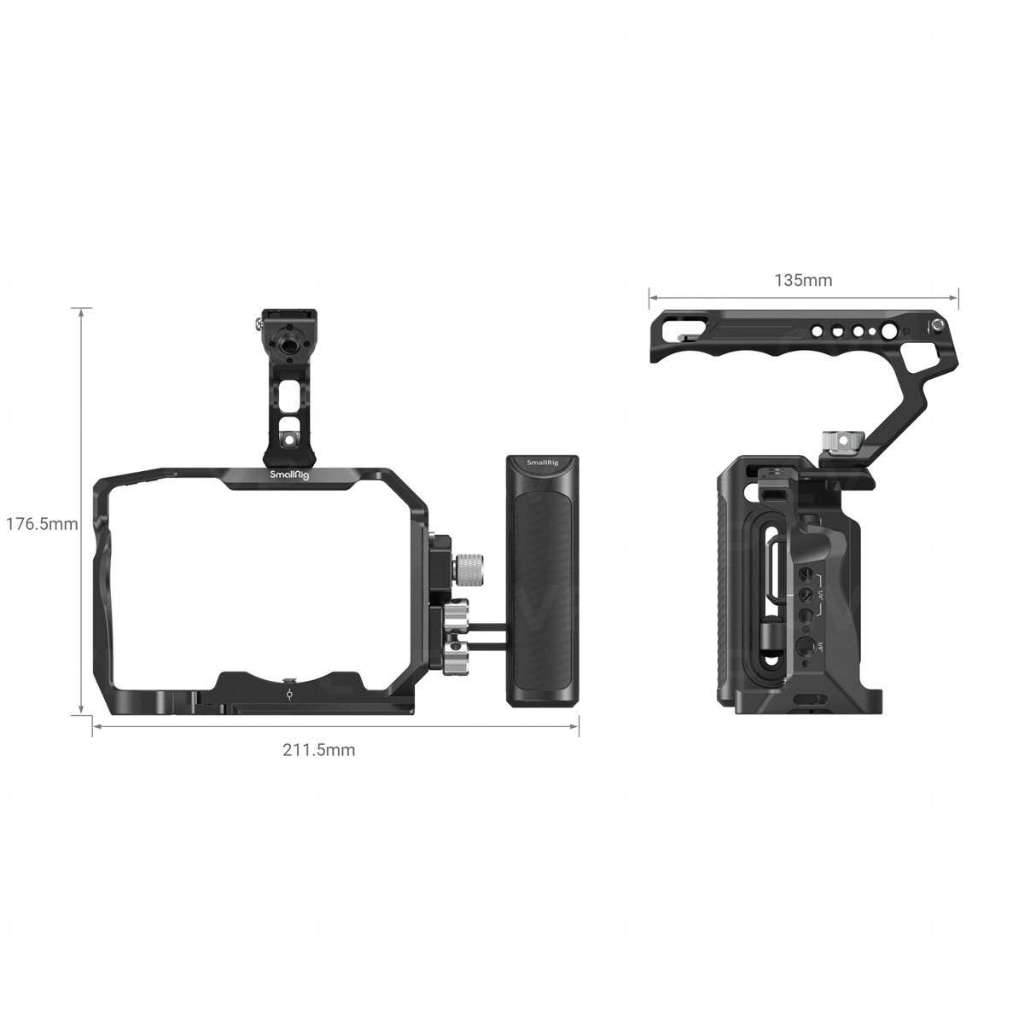 SmallRig 3669D Camera Cage Kit ชุดเคสกล้องสำหรับ Sony A7V รูปที่ 5
